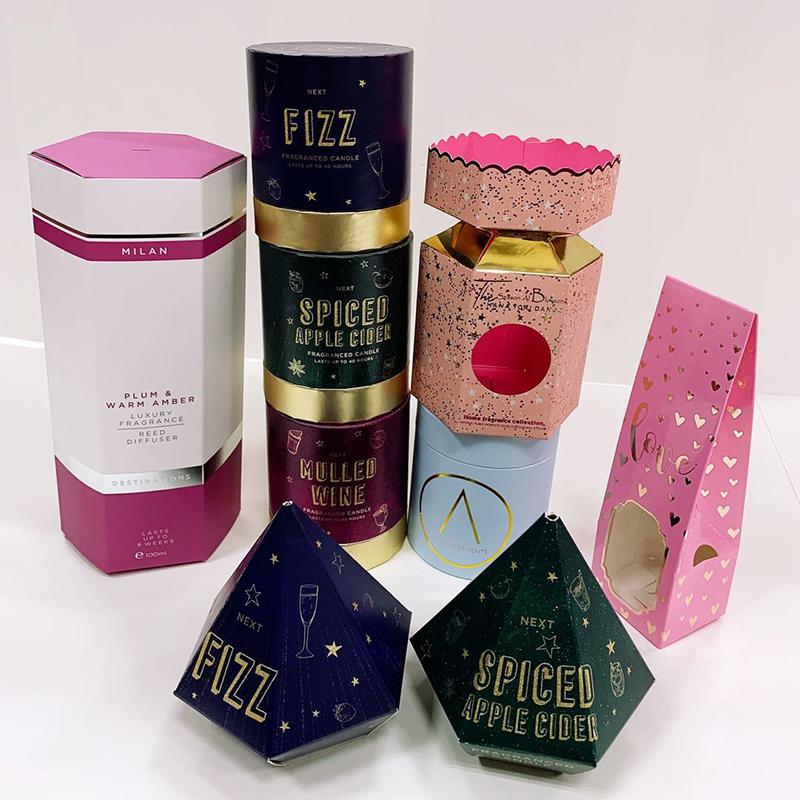 五桂山化妆品包装盒、异形包装盒、异形礼盒、异形纸盒定制印刷