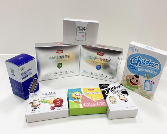 五桂山保健品包装盒、益生菌包装盒、酵素菌包装盒